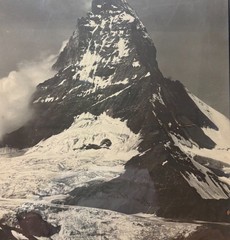 Antique GEBRUDER WEHRLI Peak of THE MATTERHORN Swiss Italy ALPS MOUNTAIN PHOTO