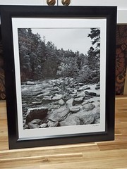 Chattooga River Photograph Matted Framed Print Limited Edition Signed B&W Art