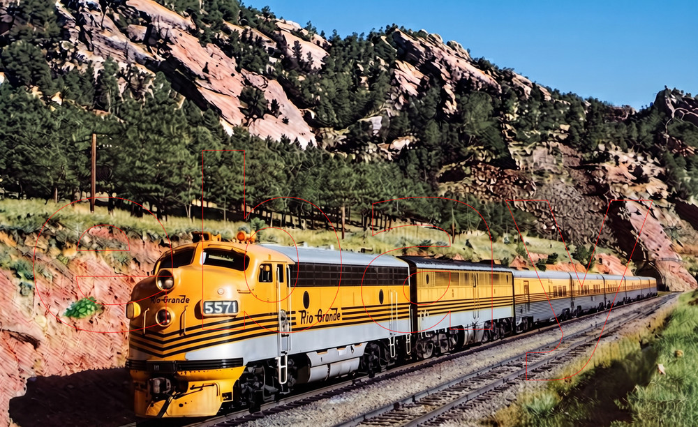 Photo Art Print of the Denver and Rio Grande Western’s Prospector in 1950