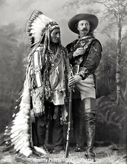 Chief Sitting Bull and Buffalo Bill 8.5×11″ Photo Print Wild West Show Americana