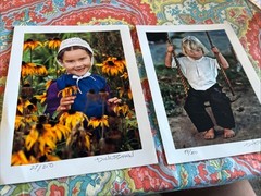 TWO! Dick Brown Photographs Amish children Signed & Numbered, Unframed