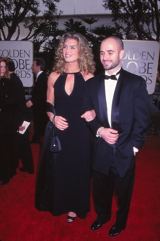 Dia Brooke Shields and Andre Agassi 1996 KB Format Photographer P9-3-3-4