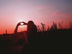 Digital Art image For Laptop & PC’s Wallpaper Heart Design Beautiful Sun View