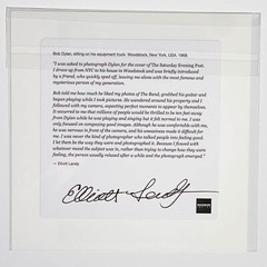 SIGNED Elliott Landy Print – Bob Dylan in Woodstock, 1968 – Magnum Photo 6×6