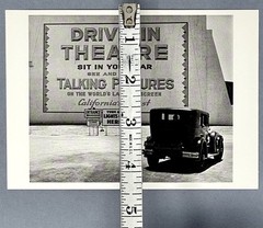 Los Angeles First Drive-In Theater 1935 Fotofolio Art Photo Print Card 4”x6”