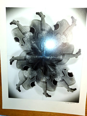 Vintage 1979 Fine Art Photo, Silver Gelatin Print 20×16″, Signed, COA, Violin
