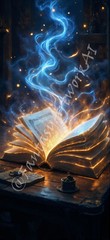 Magic Spell Book – Digital Image Picture Phone Background AI Art, 10 images #11