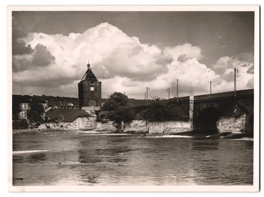 Photograph Esslingen, Neckar bridge with bridge tower