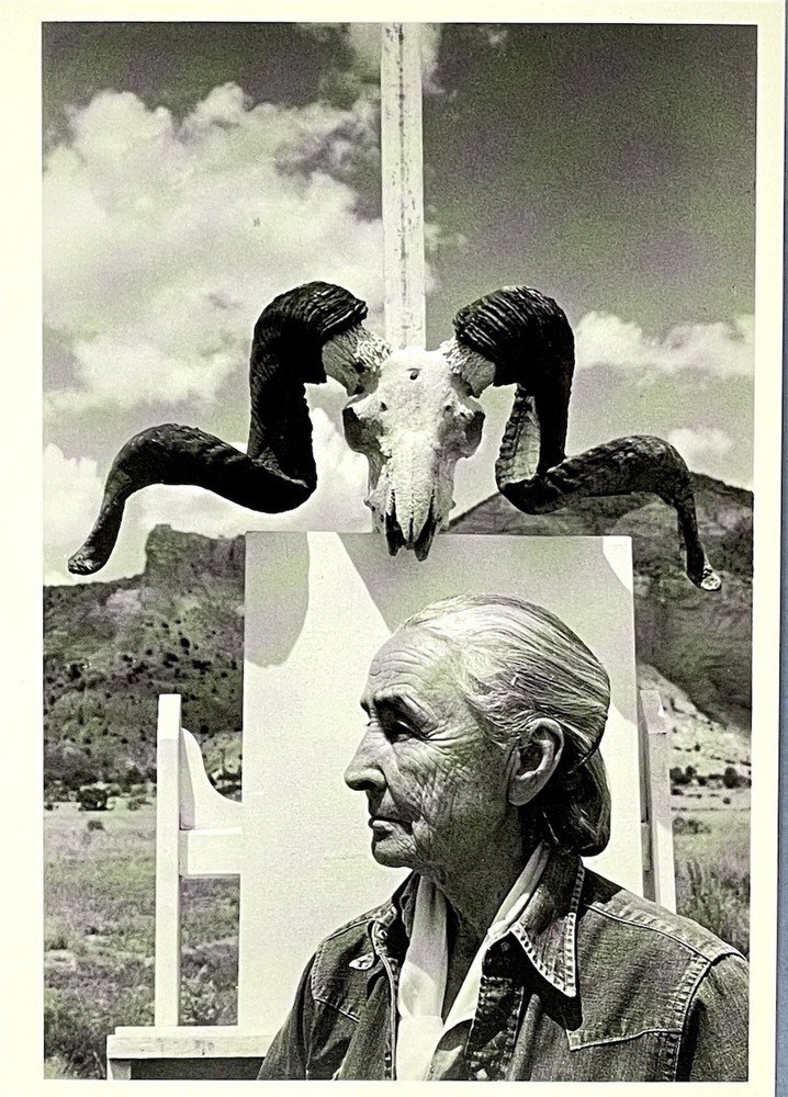 Georgia O’Keefe 1968 Art Print Card Photo By Arnold Newman Fotofolio 4.25”x6”