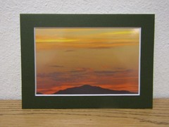Matted Photographs: Wyoming Sunsets