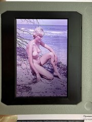 Vintage 35mm Colour Slide Portrait Woman Original Slide Photograph