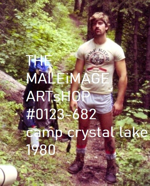 VINTAGE BEEFCAKE PORTRAIT #0123-682 – hiker 1980 – free shipping in usa
