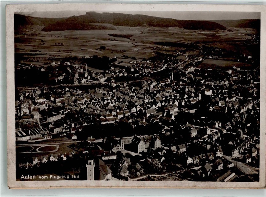 14017476 – 7080 Aalen aerial photo of the place original mounted