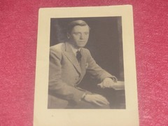 Laure Albin Guillot 1943 / Portrait Of Francois Valery + Signed Autographed Card