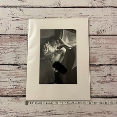 Jean Francois Jonvelle Women On Train Photo Lithograph 1980s 10.5 x 7″ France