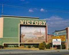 8×10 Vintage Victory Drive-in Theater, Van Nuys, CA. Free Shipping!!