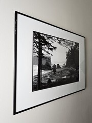 Original Signed Walter Pinkus Photograph Olympic WA 20.25×16.25 Framed B&W Art