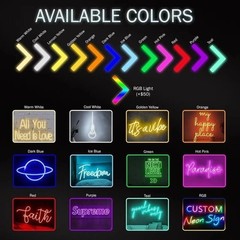 Personalized Neon Sign Custom Name Business Logo Sign Decor ,Digital Only