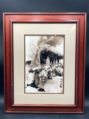 Pueblo Cermony Black & White Photograph, Framed