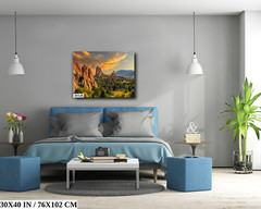 Divine Encounters: Garden of the Gods Wall Art Colorado Metal Canvas Print