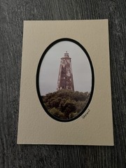 Set of 6 North Carolina Lighthouse Photos signed by Barry Gamow photographer Art