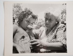 Vintage Film Photo France Child In Summer Camp 18X24CM 1960