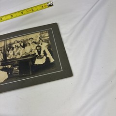 Vintage Dated October 1905 Restaurant Kitchen Photograph
