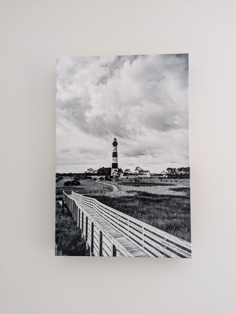 Bodie Island Lighthouse Canvas Print Photograph