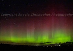 Original ACEO 2.5×3.5 in. photo fine art print NORTHERN LIGHTS aurora night sky
