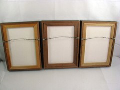 California Redwoods Triptic B&W Original Handmade Art Photographs Framed