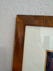 Nicely Framed Set of 2 Photographs of Trees
