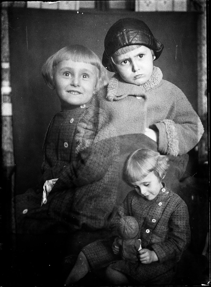 Glass negative! multi exposure unusual, Edith Pezdika (later became photographer