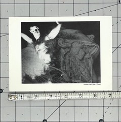 Robert Flynt (b. 1956) Art Announcement Card 1990 – Submergings – 5” X 7”