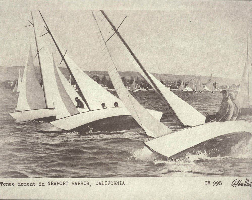 NEWPORT BEACH Harbor SAILBOAT Sailing Photo Print 1462 11″ X 14″
