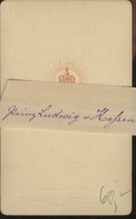 CdV Prince Ludwig of Hesse – 11607