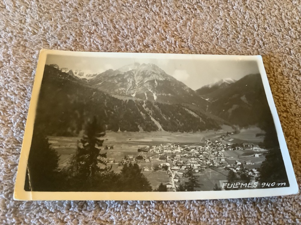 Vintage Fulpmes Austria Photo 5 1/2” by 3 1/2”
