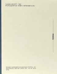 Samuel Beckett 1965 Art Print Card Photo By Henri Cartier-Bresson Fotofolio 4×6”