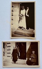 orig. Wedding Photo Circa 1930 Couple Eels