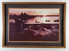 ART – Large Original Signed P. Van Dolson 35mm Photograph 29×21 Framed Landscape
