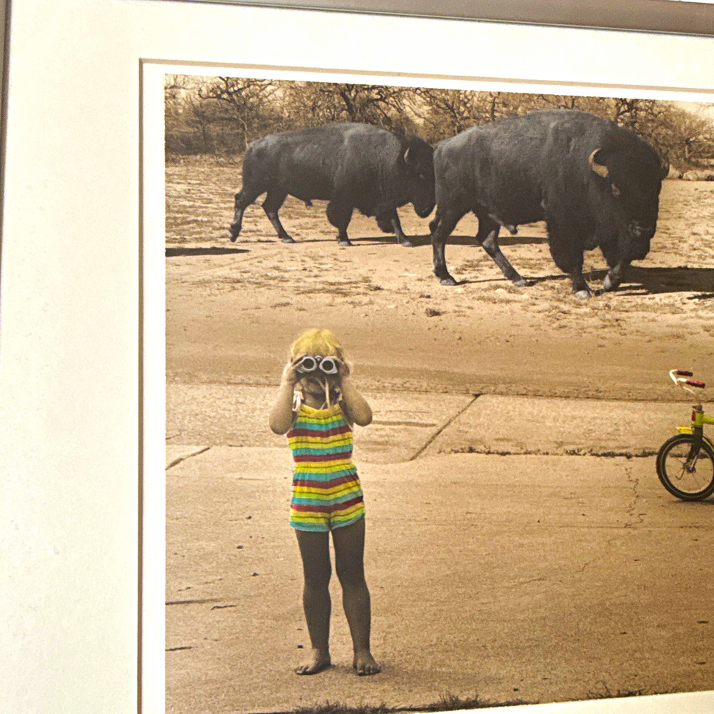 Al Hogan Buffalo Sally Framed Signed Limited Edition Numbered Color Photo Print