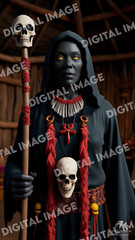 Digital Art Picture Image Photo Wallpaper Background Desktop AI – Voodoo Shaman