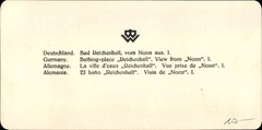 Stereo Photo Bad Reichenhall in Upper Bavaria, Panorama from the Nonn – 10710539