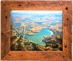 Twin Island, Presque Isle, Wisc. Frontier Lks Vilas Aerial Photo. Frame Optional