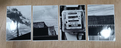 Set of 4 Black and White Fine Art Photography Prints – A4 Size – Minimalist Wall