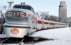 Photo Art Print of New York Central GM Aerotrain at Buffalo, NY in 1956
