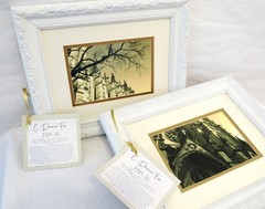 Vintage Framed St. John’s Cathedral NYC Architectural Photography, a pair