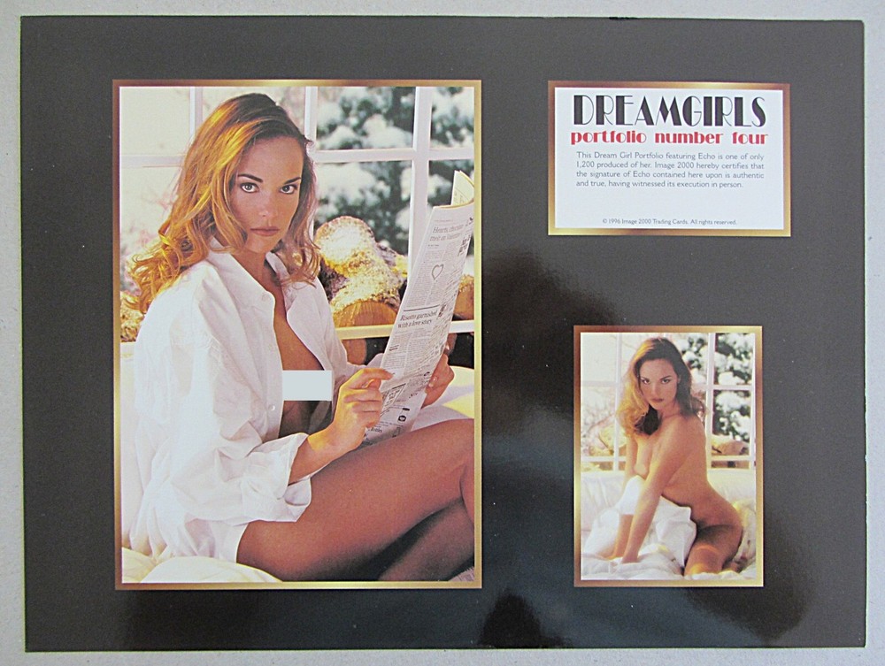 VINTAGE~IMAGE 2000~DREAM GIRLS PORTFOLIO #4~ECHO JOHNSON~1996~UNSIGNED~9X12~XLNT