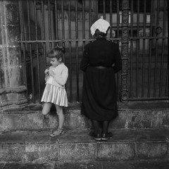 Baryte Print Photo Spain Child 1960 Format 40x40cm
