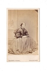 Mockett CDV Photo Lady Portrait / Fine Lady – Broadstairs 1860s