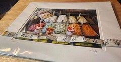 Jim & Caren Fine Art Photography Framed 11×14″ Assorted Ice Cream Photo Signed